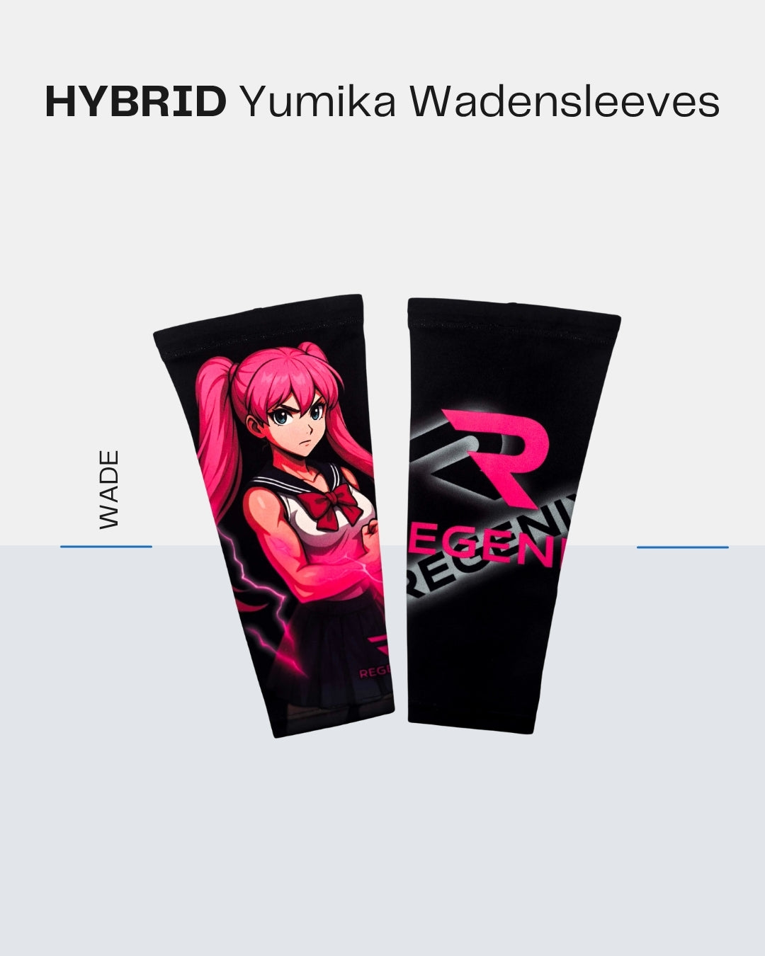 Regenix Performance Regenix Waden Sleeves Yumika for muscle regeneration and flow, shown on a person's lower legs.