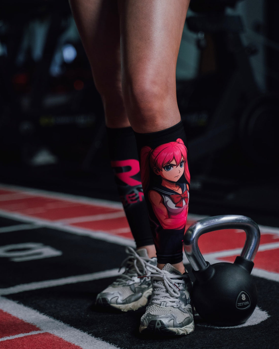 Regenix Performance Regenix Waden Sleeves Yumika for muscle regeneration and flow, shown on a person's lower legs.