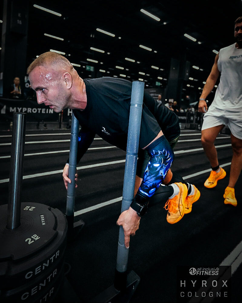 Regenix Performance Hybrid Race Day Pro Bundle Shadow arm and calf compression set, no ride-up athletic performance gear.
